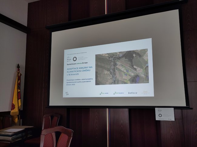 Projekt zádrže vody v krajině pokročil do další fáze